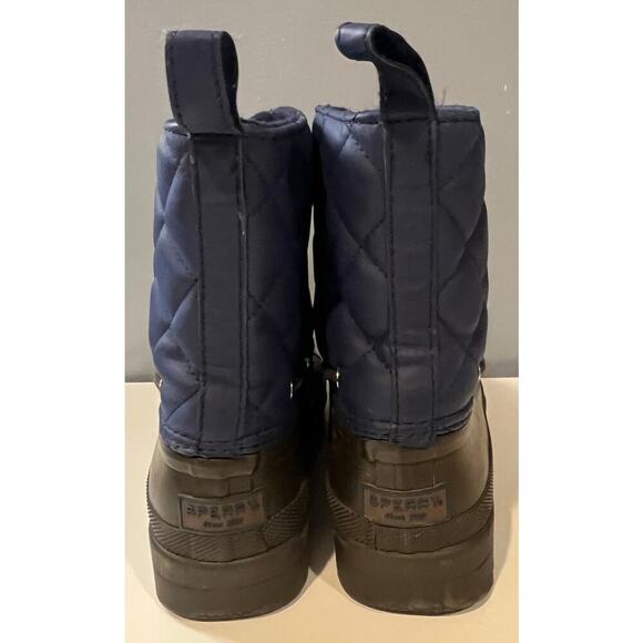 EUC Sperry Boots in Navy Blue and Brown - Picture 6 of 7